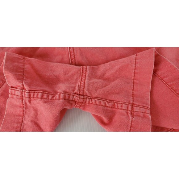Tommy Hilfiger Shorts Womens Size 16 Coral Pink Chino Mid Rise Khaki VTG Y2K - Picture 7 of 12